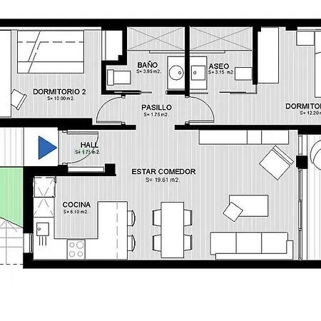 Apartment Gelijkvloers Oasis Punta Prima