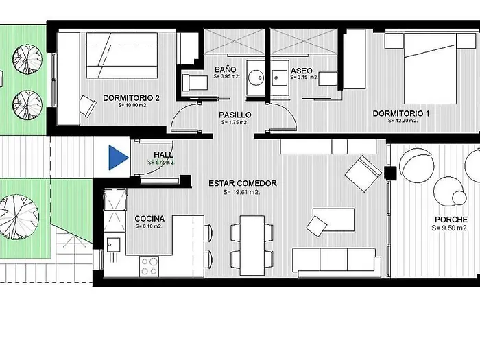 Apartment Gelijkvloers Oasis Punta Prima